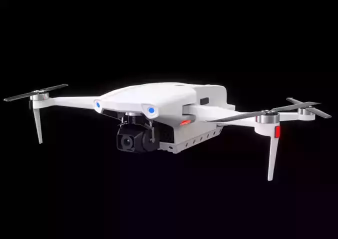 drone model dji phantom quadcopter 3D model