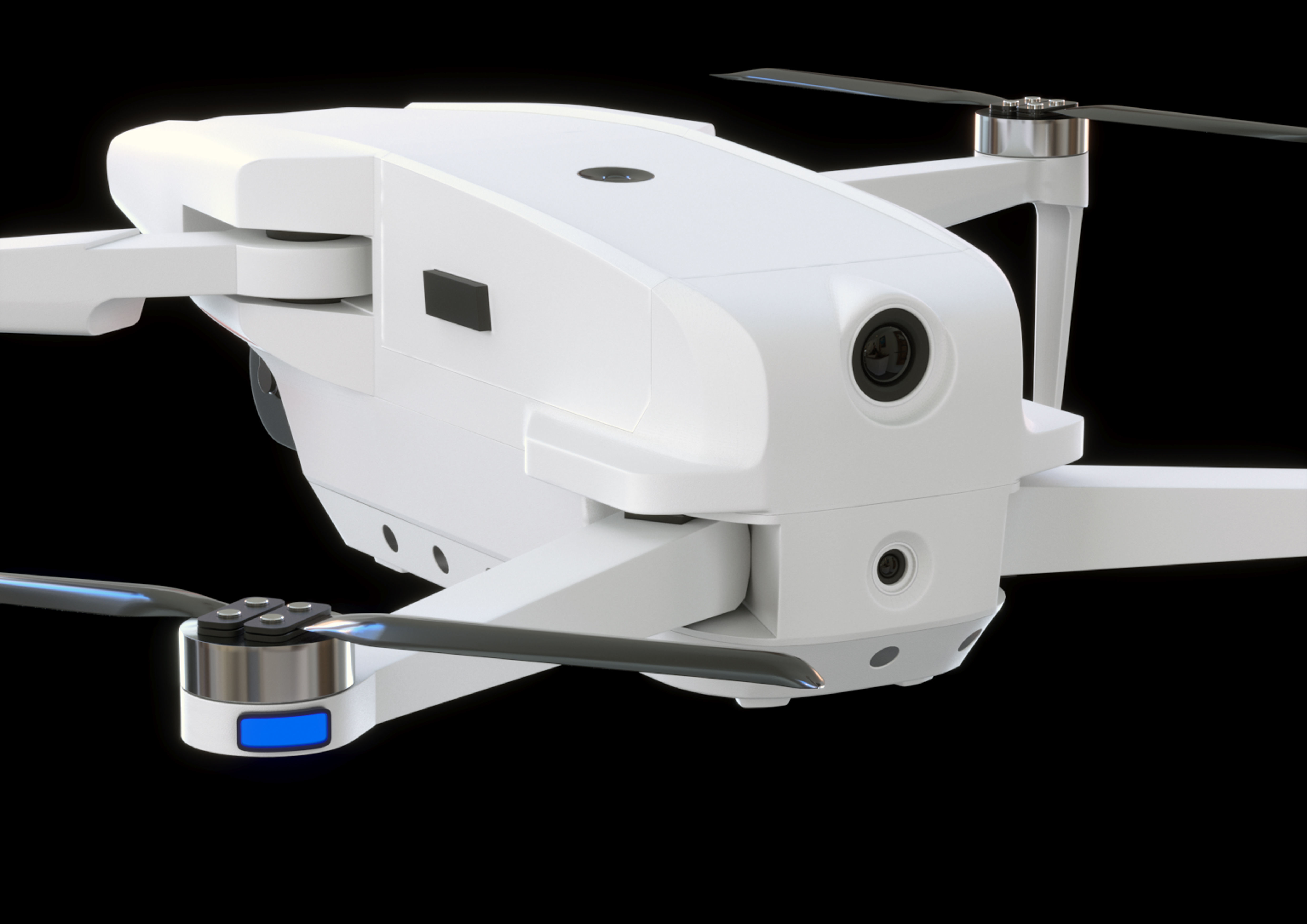 drone model dji phantom quadcopter 3D model_6