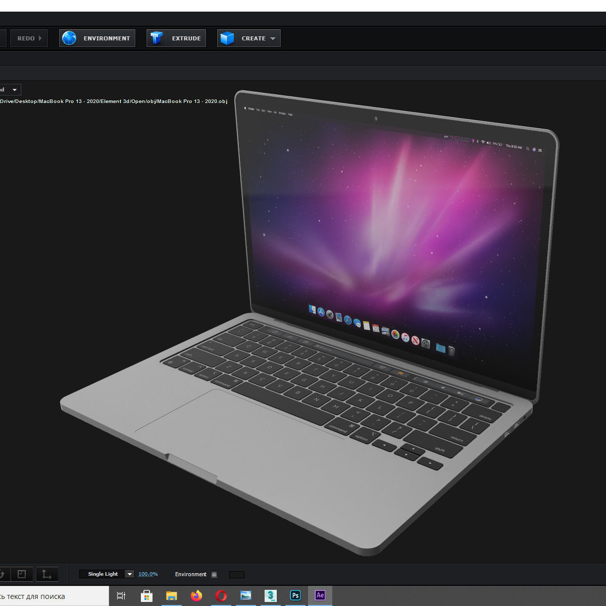 MacBook Pro 13 - 2020 3D model_21