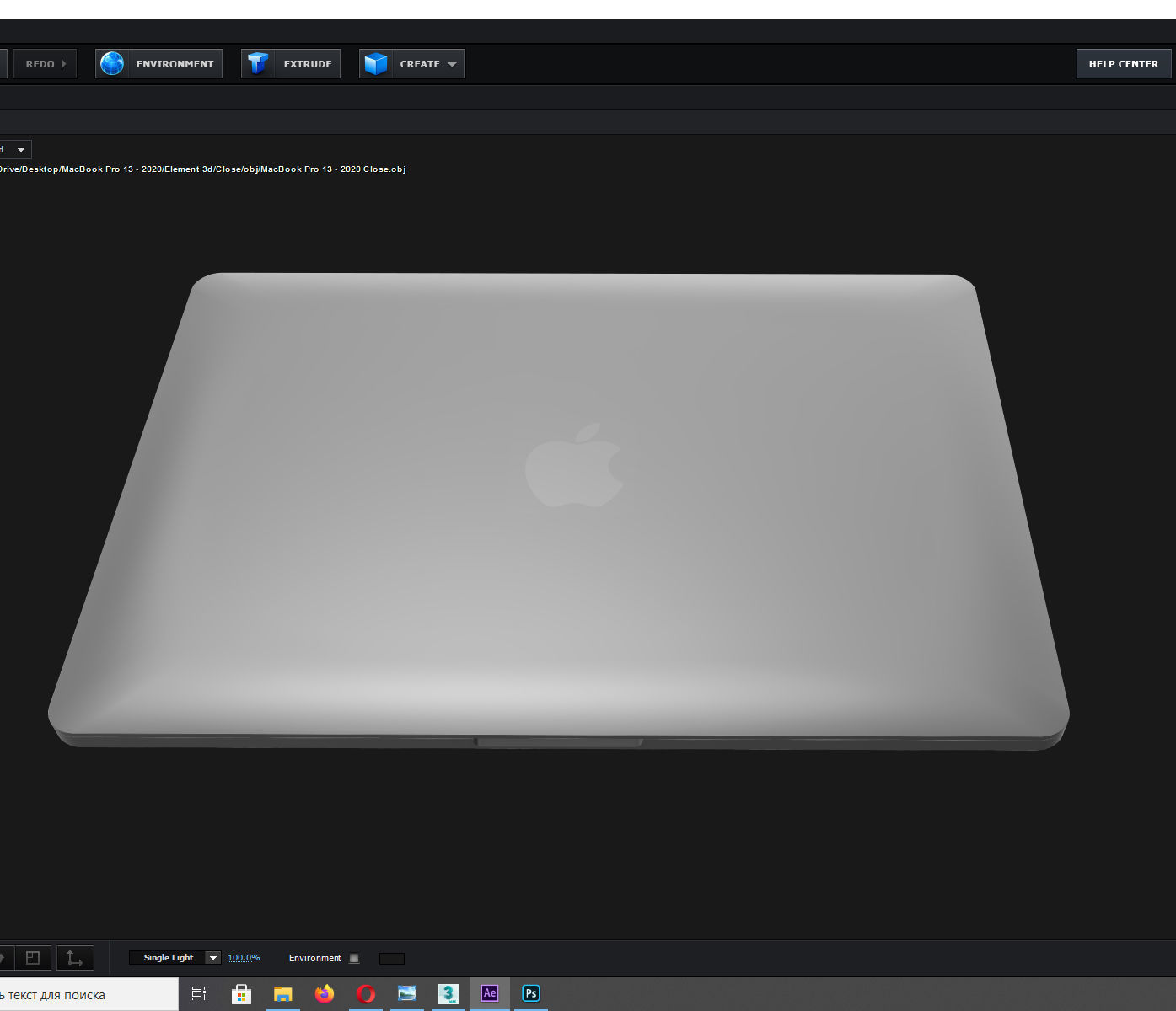 MacBook Pro 13 - 2020 3D model_18