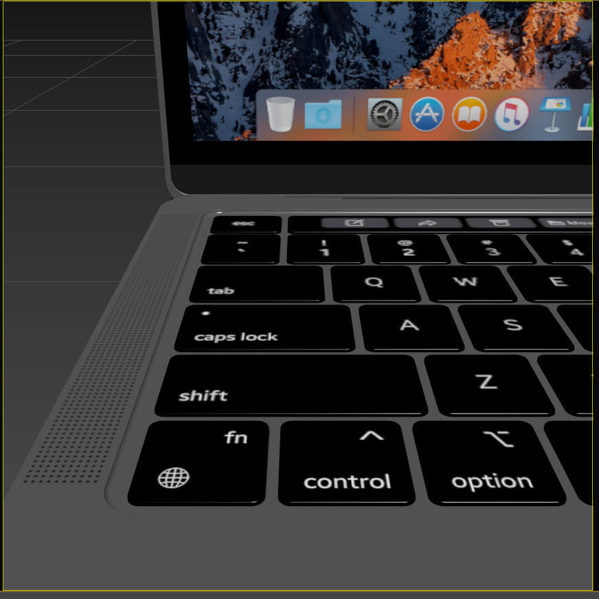 MacBook Pro 13 - 2020 3D model_10