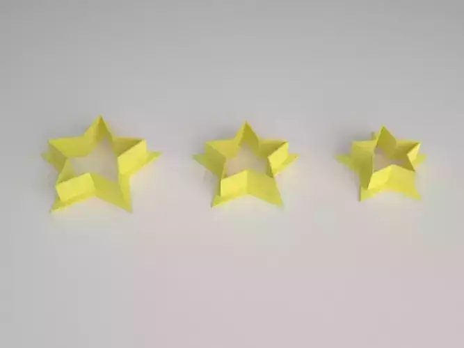 Cookie Cutter - Star x 3 sizes