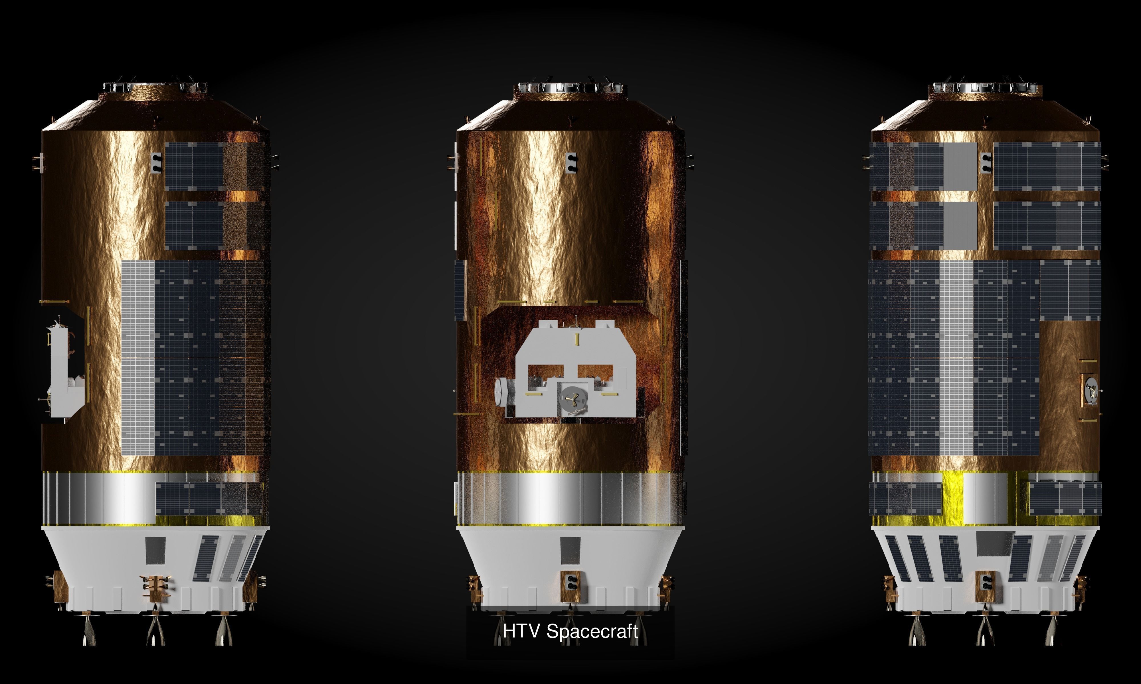 HTV spacecraft pack 3D Model Collection_2