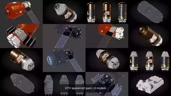 HTV spacecraft pack