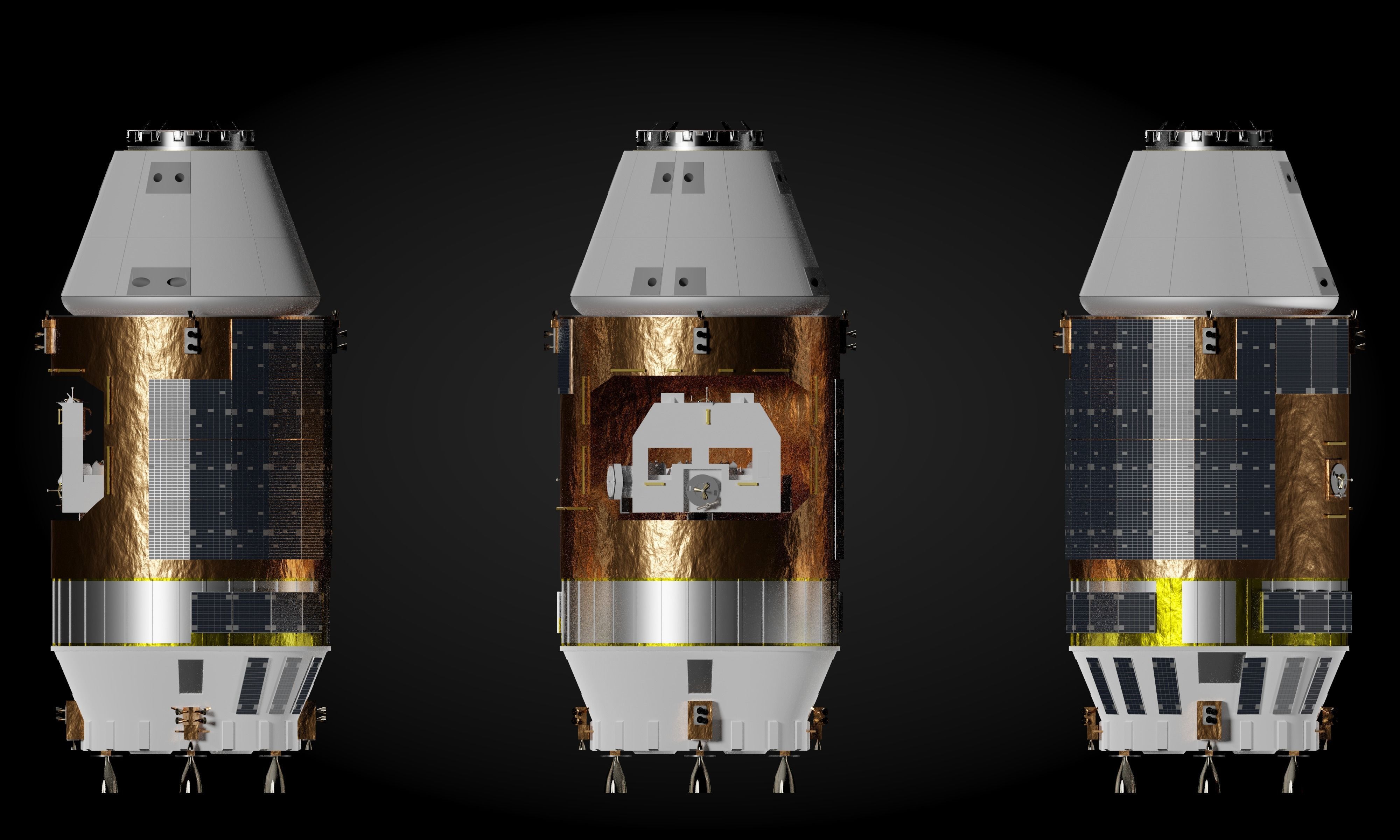 HTV spacecraft pack 3D Model Collection_5