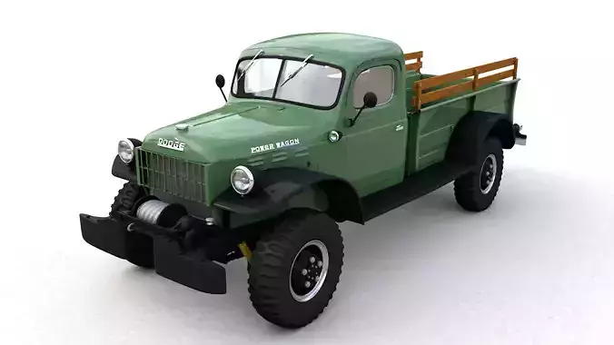 DODGE POWER WAGON 1946 3D model