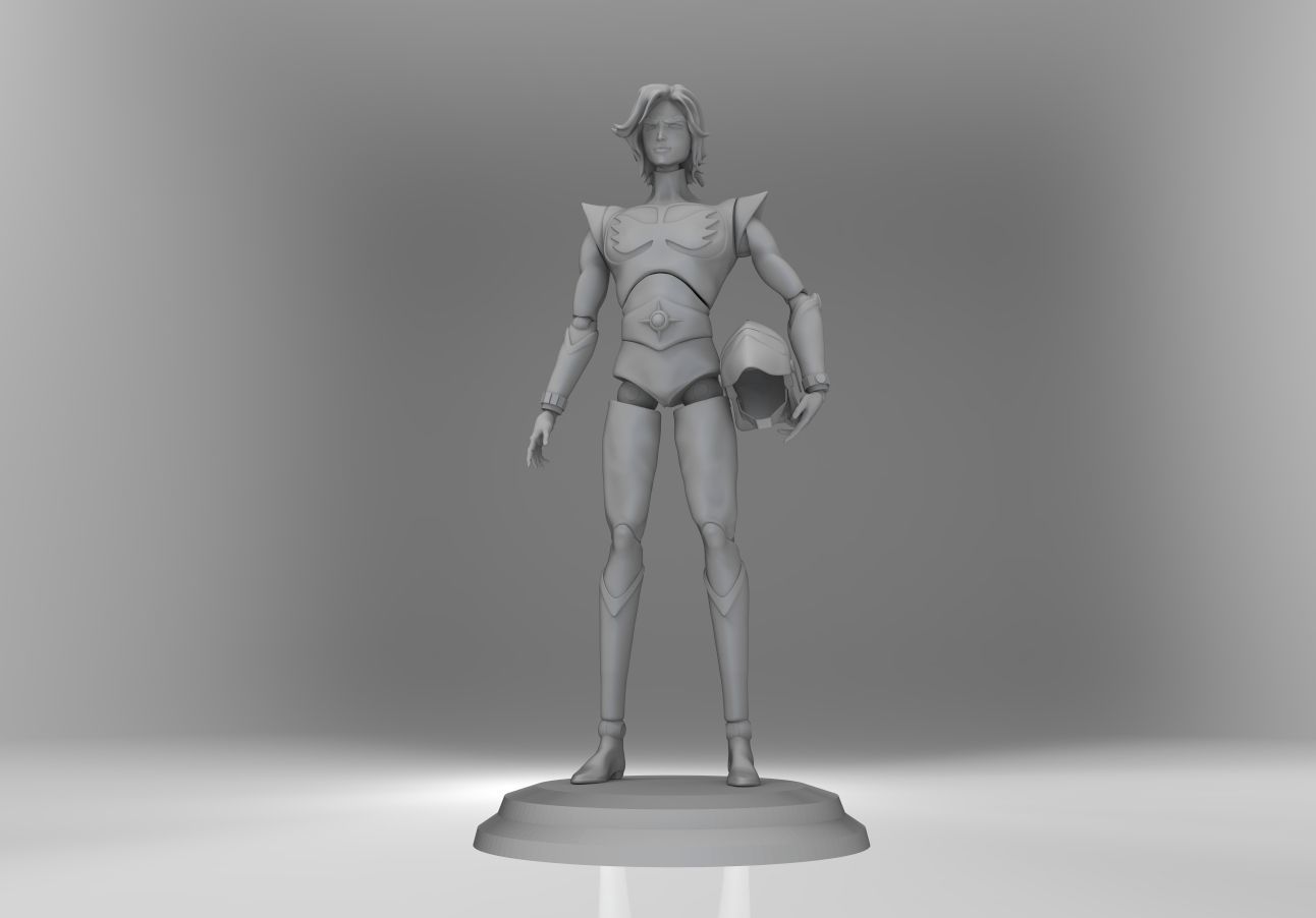 Actarus Duke Fleed UFO Robot Goldrake Grendizer 3D print model_10