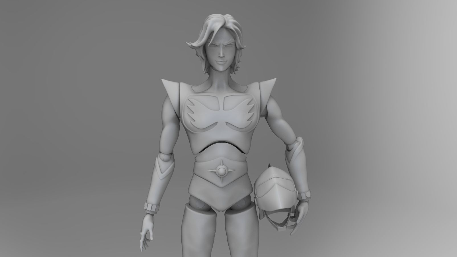 Actarus Duke Fleed UFO Robot Goldrake Grendizer 3D print model_5