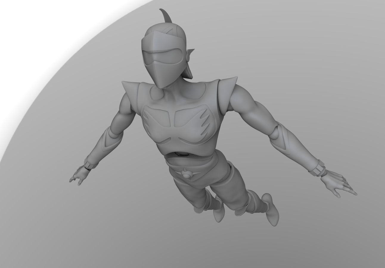 Actarus Duke Fleed UFO Robot Goldrake Grendizer 3D print model_11