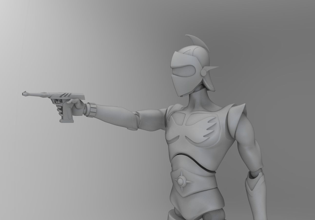 Actarus Duke Fleed UFO Robot Goldrake Grendizer 3D print model_6