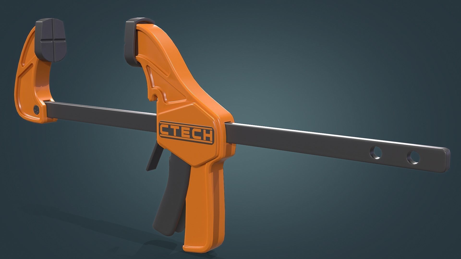 Clamp Low-poly 3D model_4