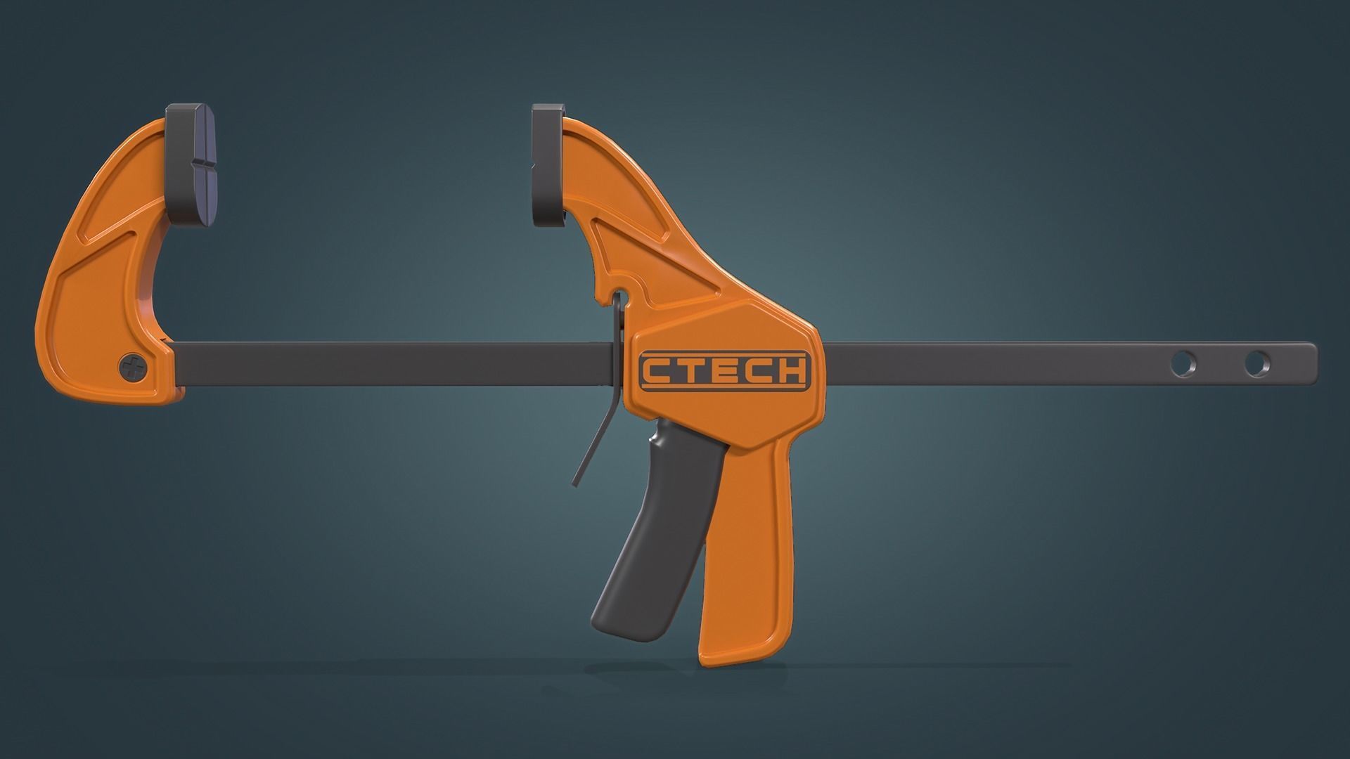 Clamp Low-poly 3D model_3