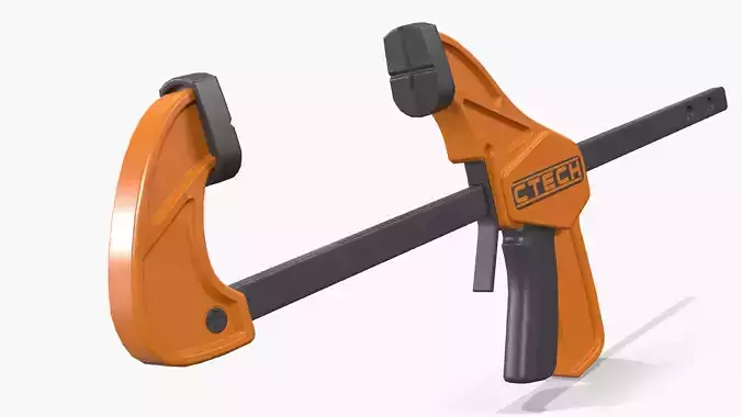 Clamp Low-poly 3D model