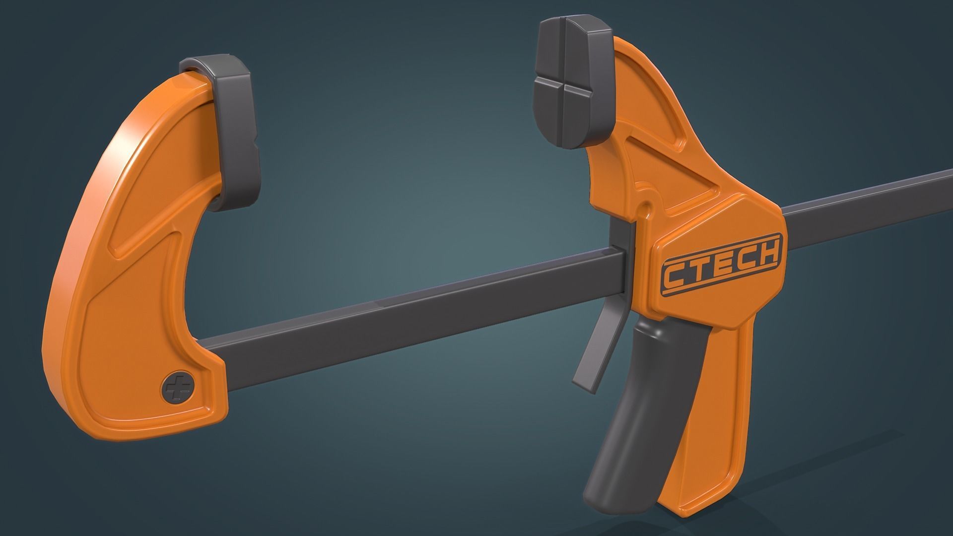 Clamp Low-poly 3D model_5