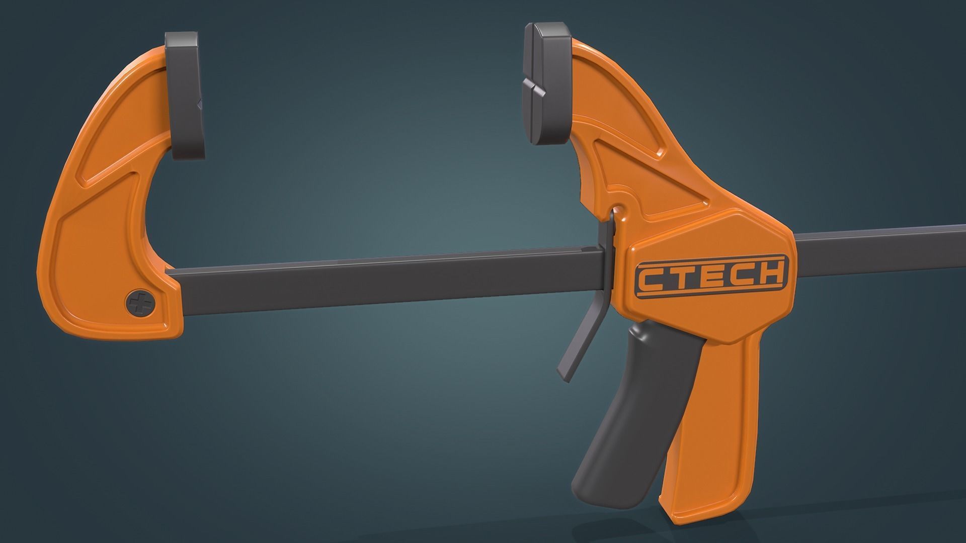 Clamp Low-poly 3D model_6