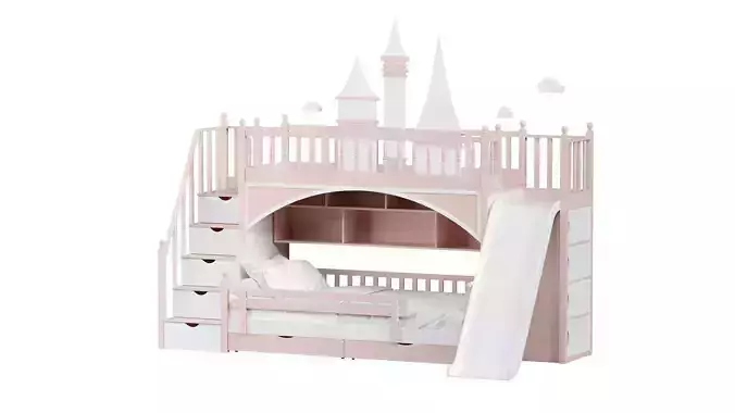  Bunk bed castle