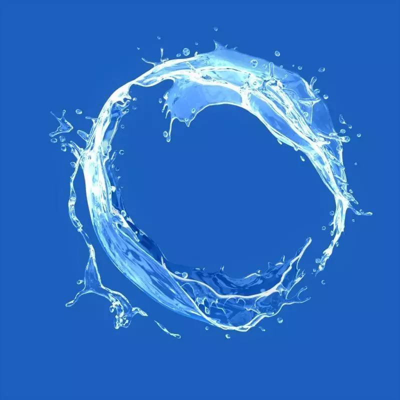 Water splash 3d model 3D model