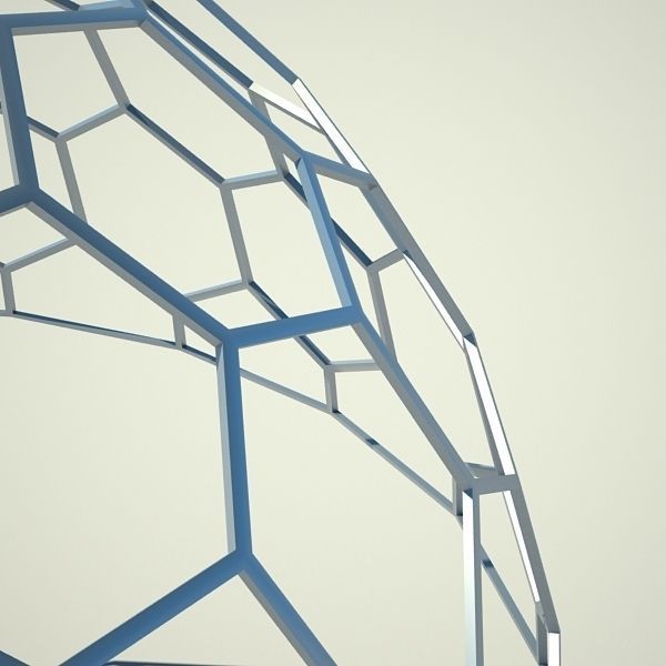 Metallic structure truss 07 Dome 3D model_4