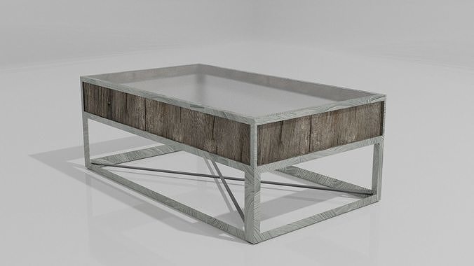 Coffee Table Low-poly 3D model