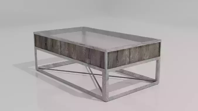 Coffee Table Low-poly 3D model