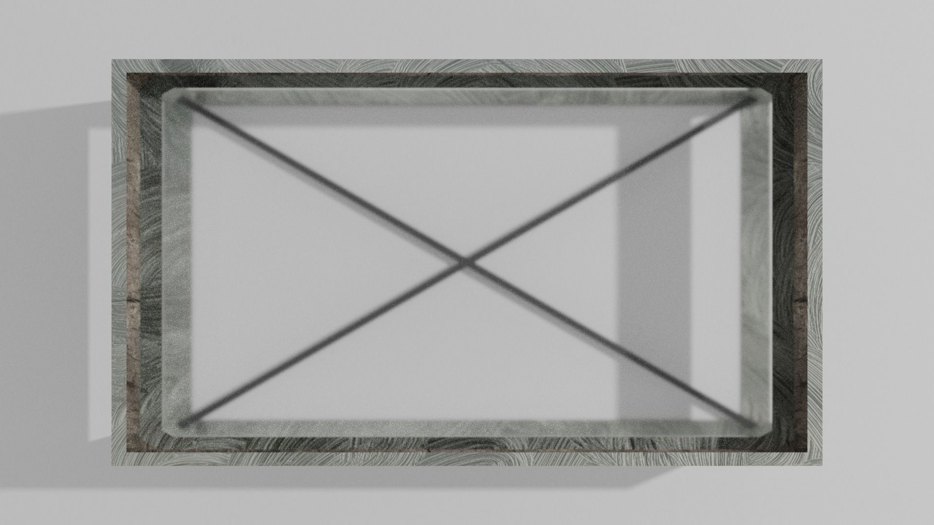 Coffee Table Low-poly 3D model_1