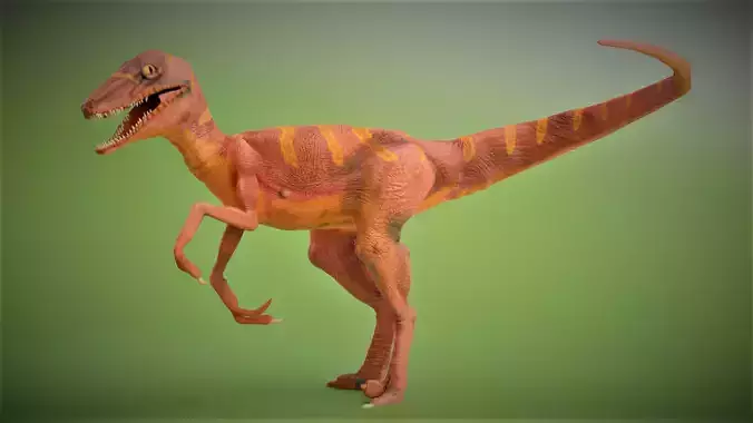 Velociraptor toy dinosaur Free 3D model