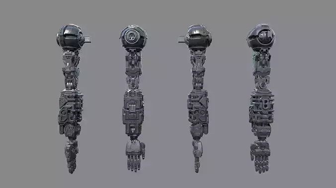 JAT Mech Arm - No texture 3D model