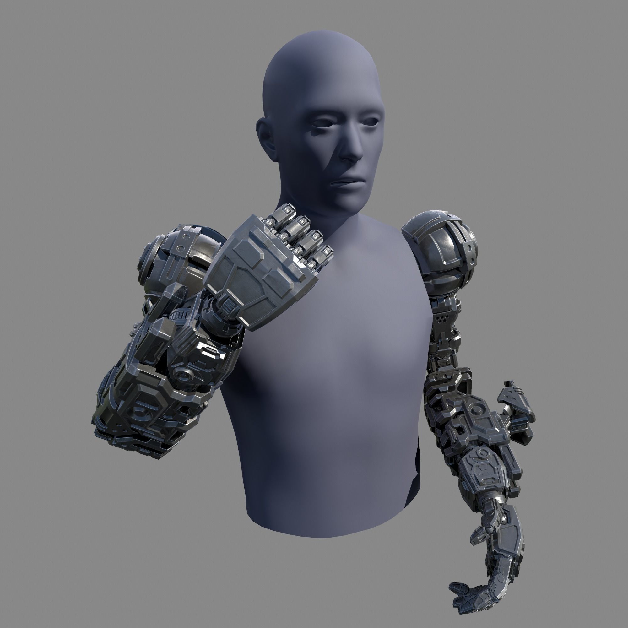 JAT Mech Arm - With texture 3D model | CGTrader