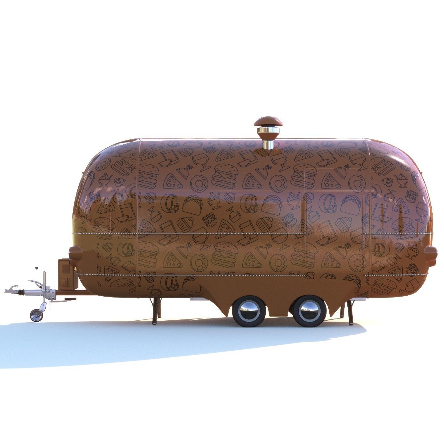 Food truck ENK-6 3D model_14