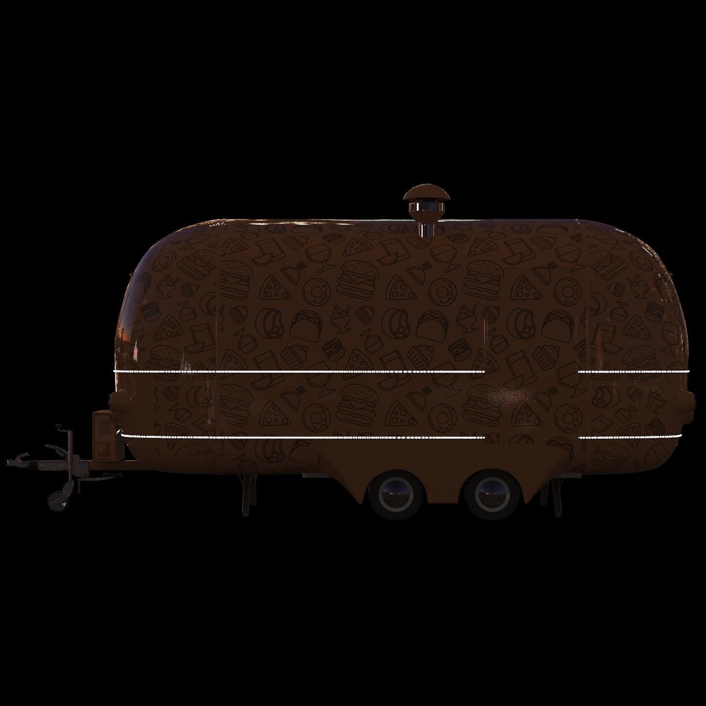 Food truck ENK-6 3D model_12