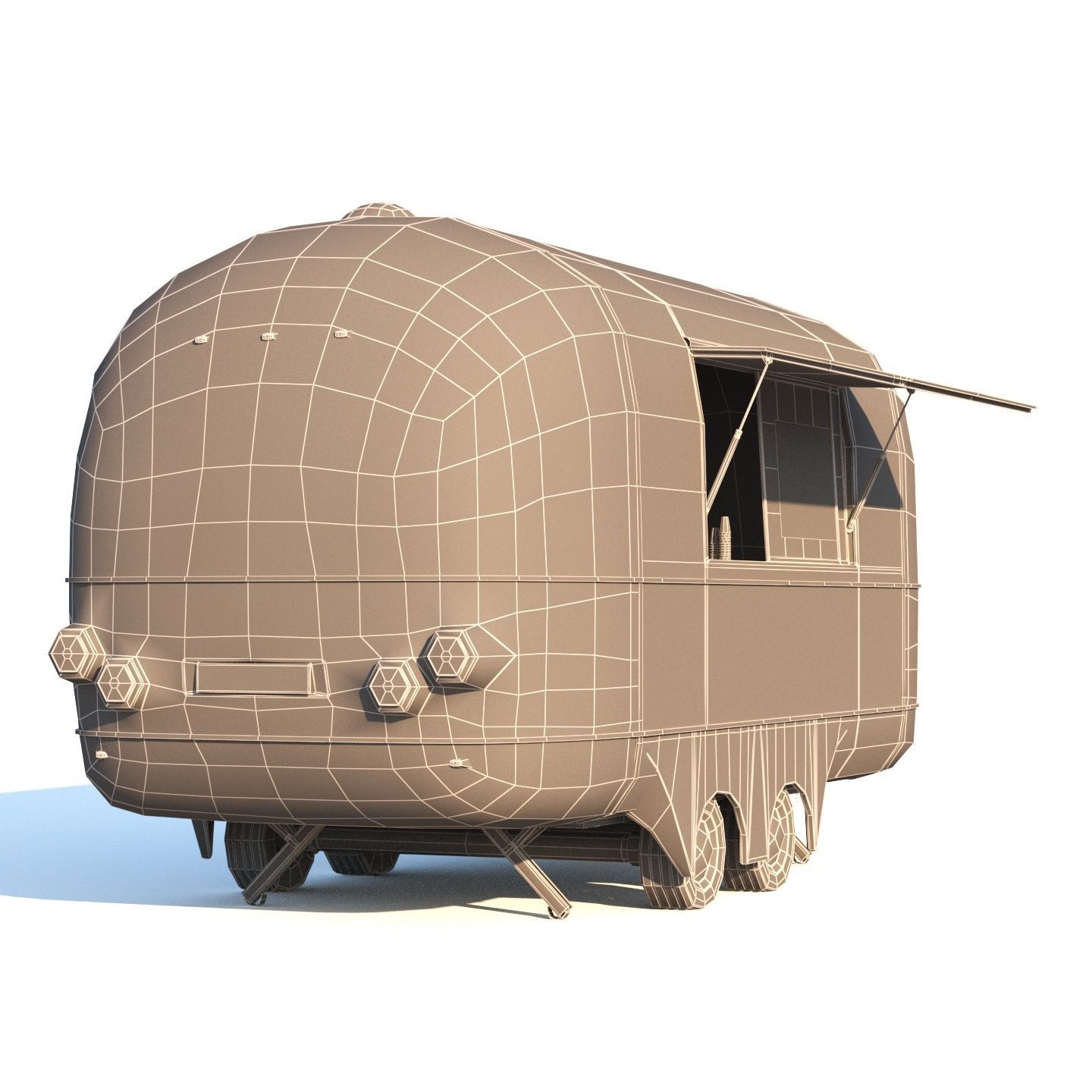 Food truck ENK-6 3D model_21