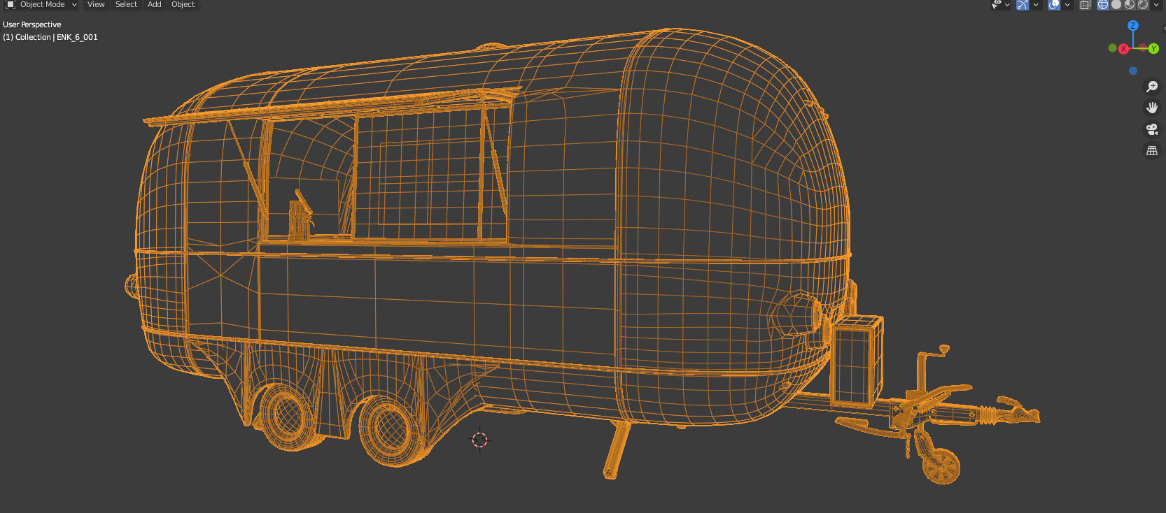 Food truck ENK-6 3D model_9