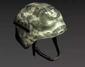 soldier camouflage helmet Free 3D model