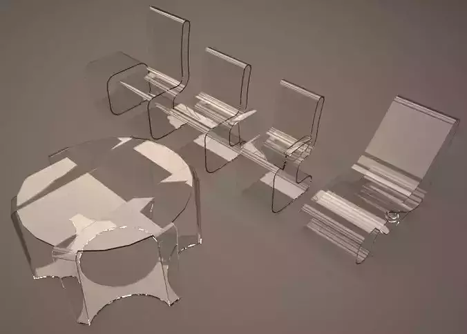 Acrylic chairs