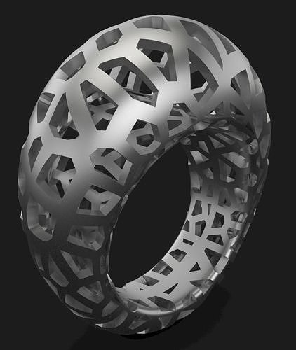 Two hive bombe rings 3D print model