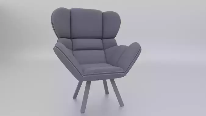 Puffy Chair 3D model