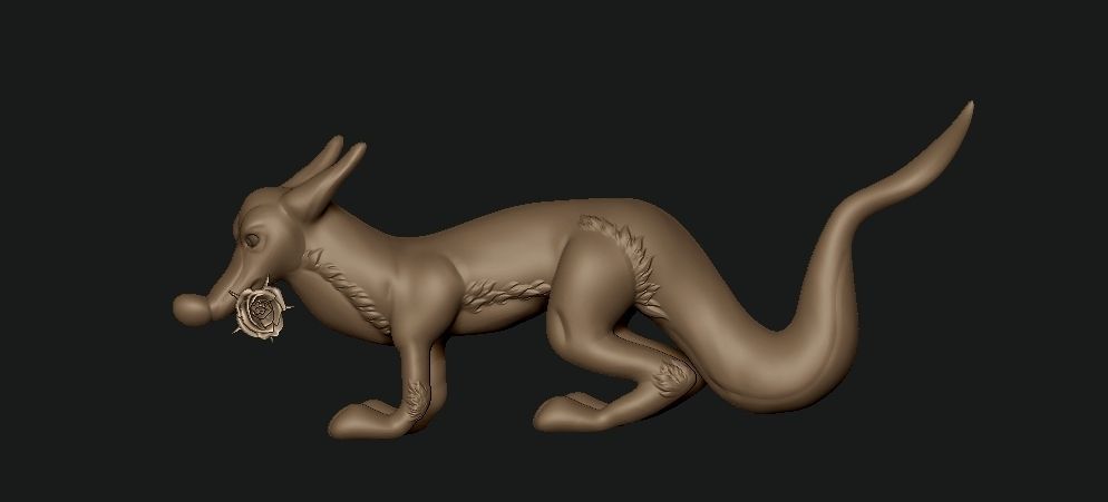 love and mouse 3D model_4