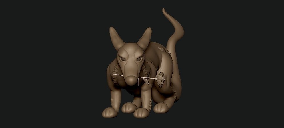 love and mouse 3D model_6