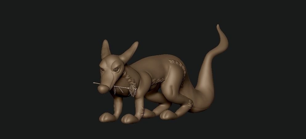 love and mouse 3D model_5