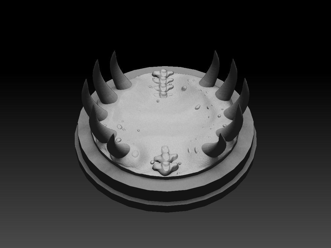 6 DnD figurines base stand foot fantasy sand pack  3D print model_4