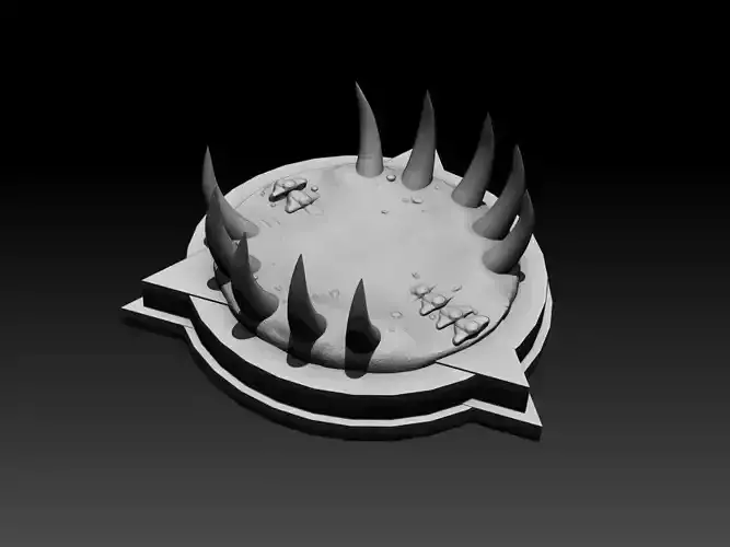 6 DnD figurines base stand foot fantasy sand pack 