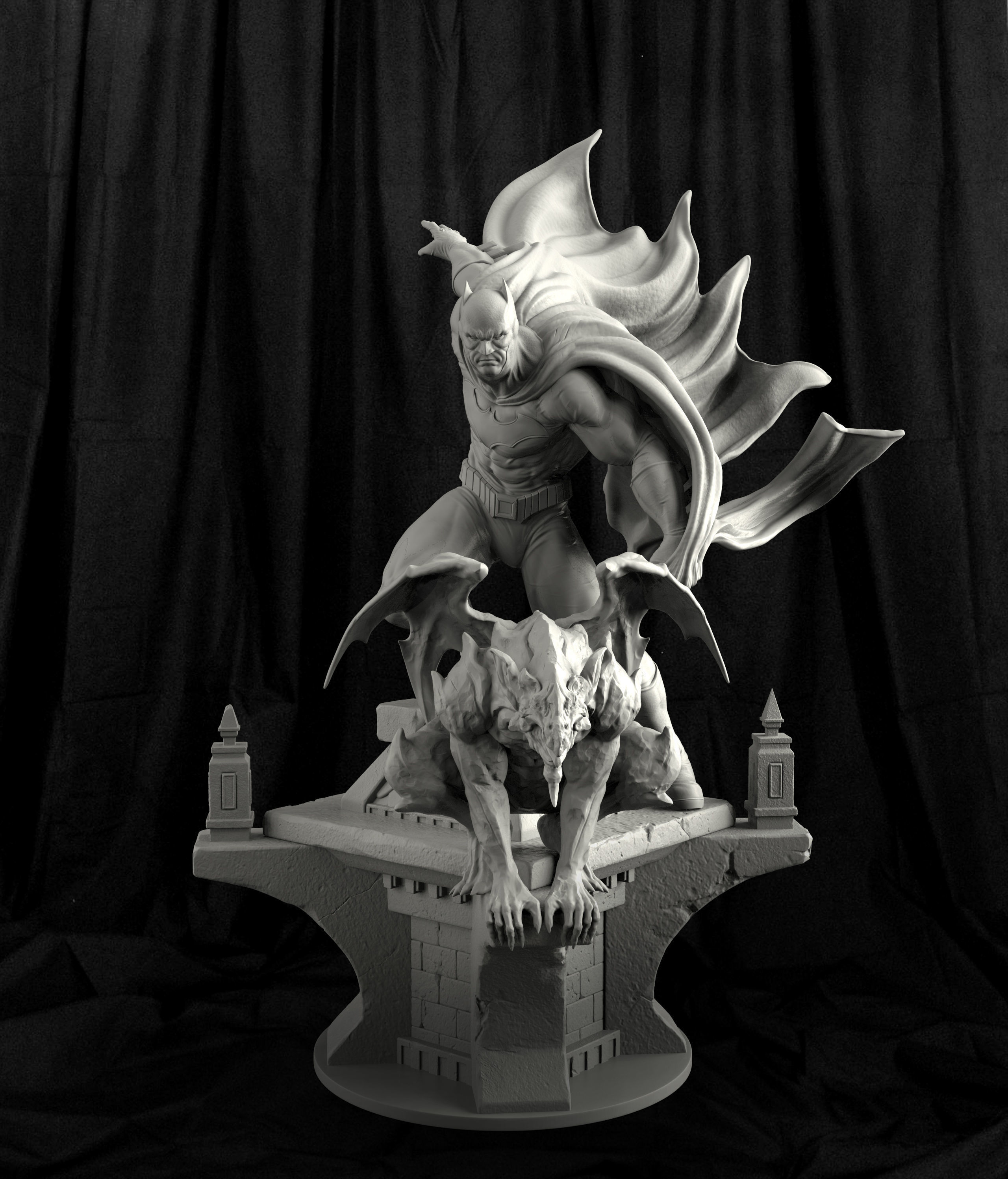 Batman Figure - 3D STL Ready to print 3D print model_4