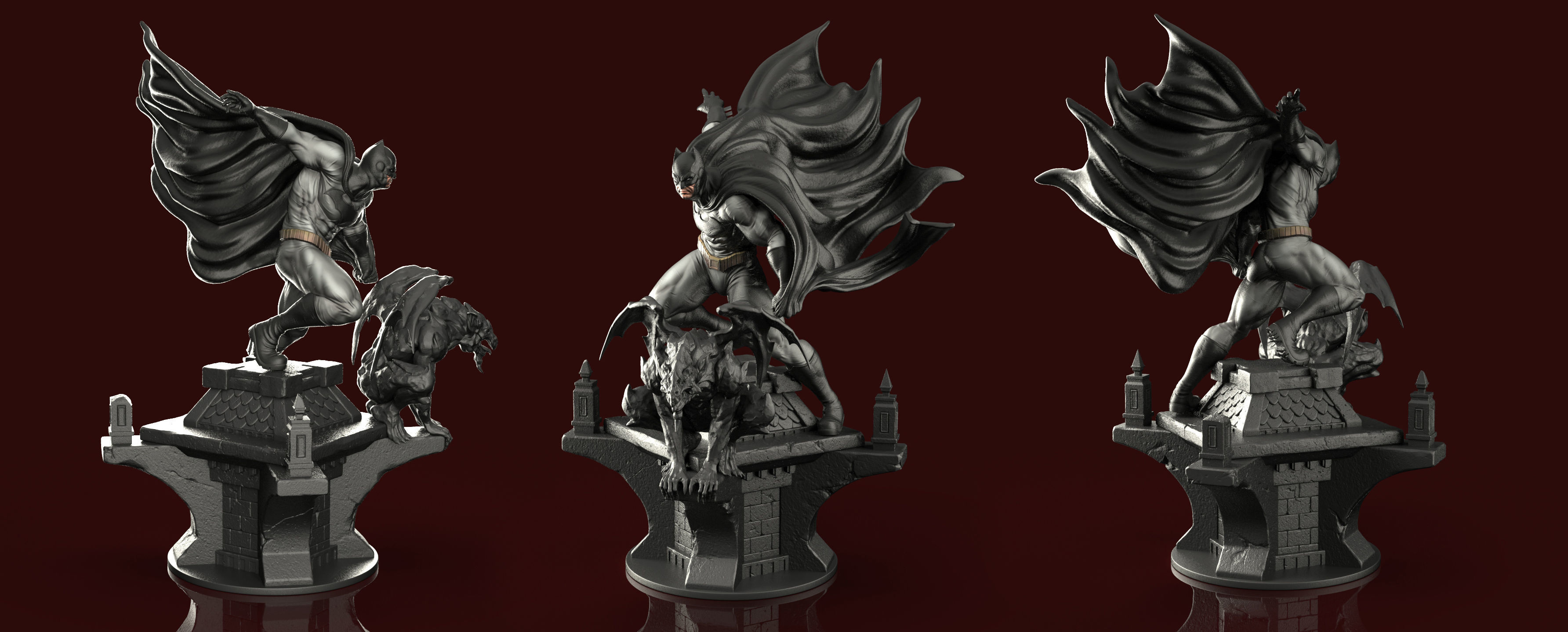 Batman Figure - 3D STL Ready to print 3D print model_6