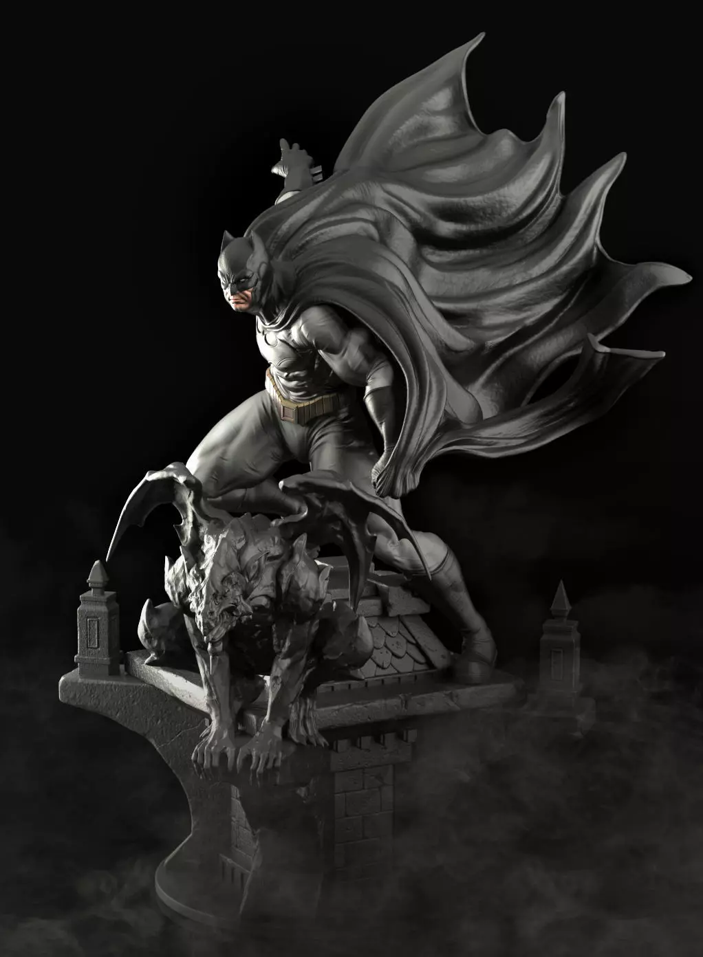 Batman Figure - 3D STL Ready to print 3D print model_0