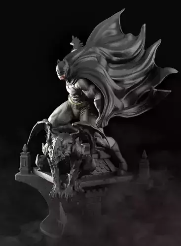 Batman Figure - 3D STL Ready to print 3D print model