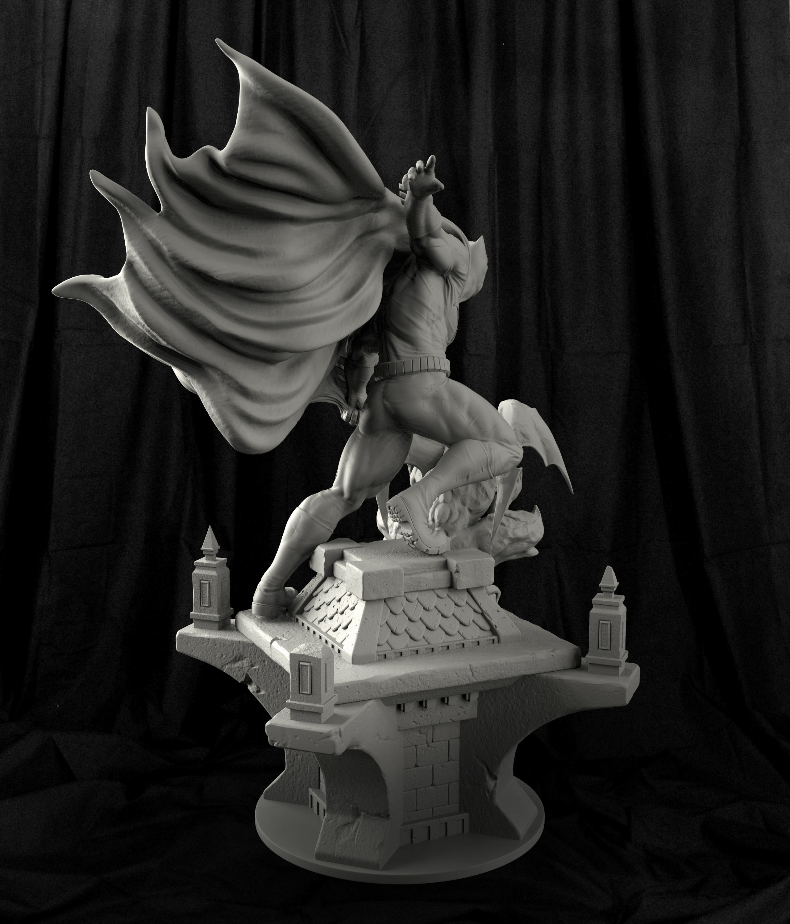 Batman Figure - 3D STL Ready to print 3D print model_5
