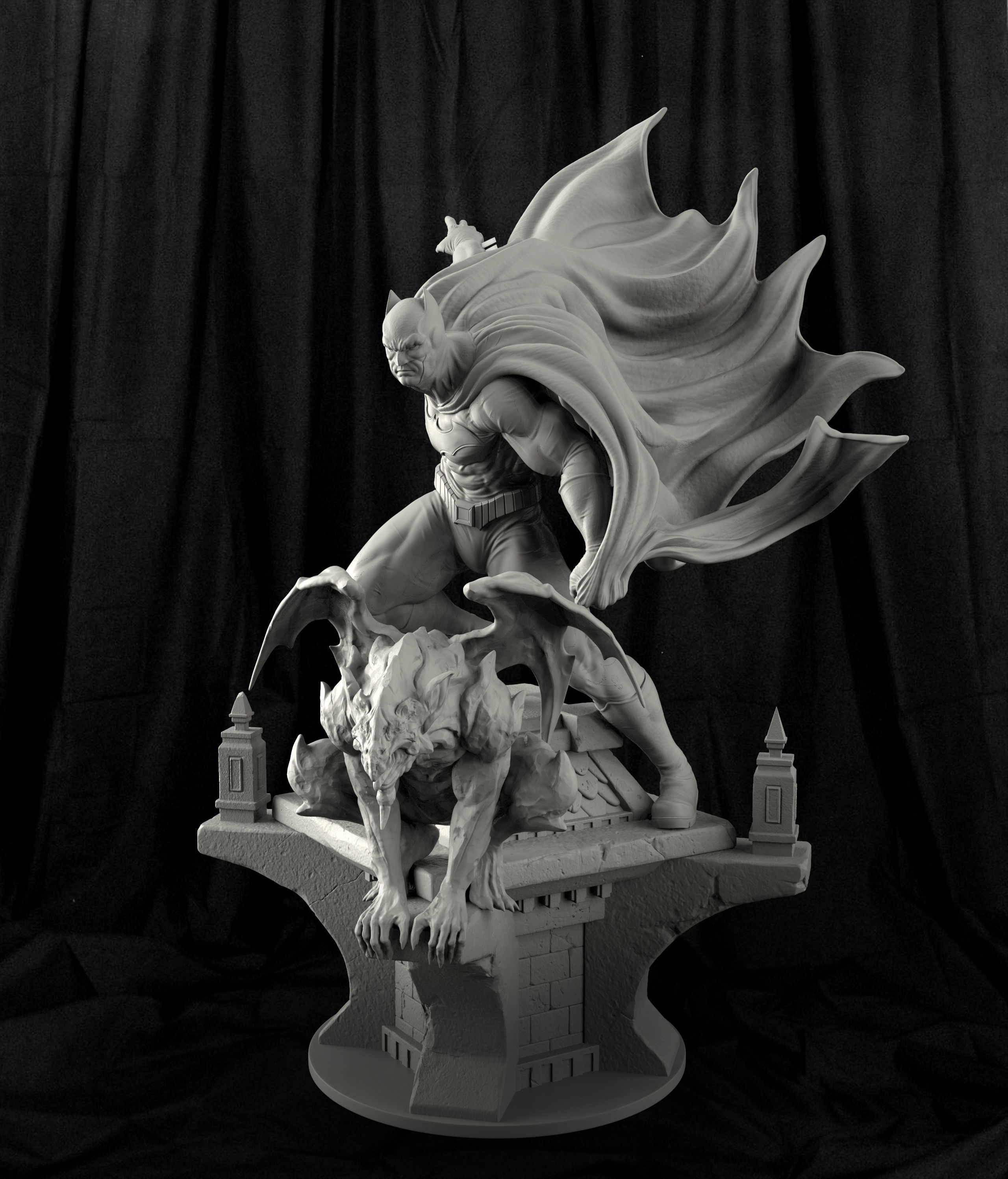 Batman Figure - 3D STL Ready to print 3D print model_3