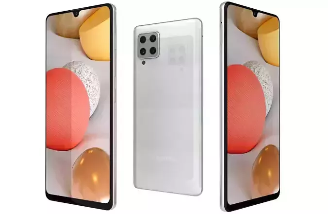 Samsung Galaxy A42 5G Prism Dot White 3D model