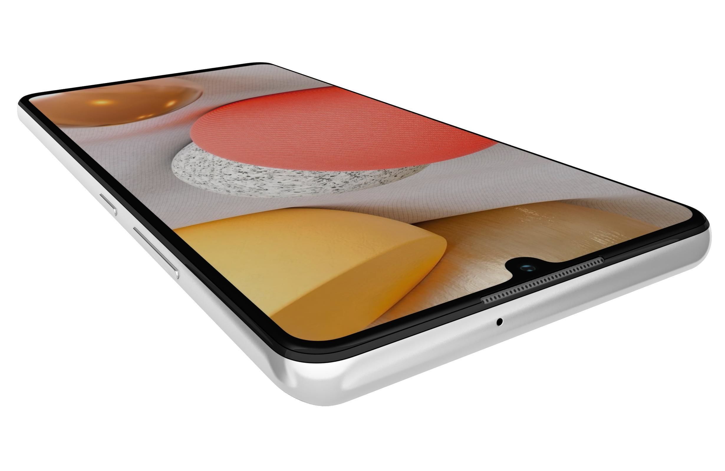 Samsung Galaxy A42 5G Prism Dot White 3D model_13
