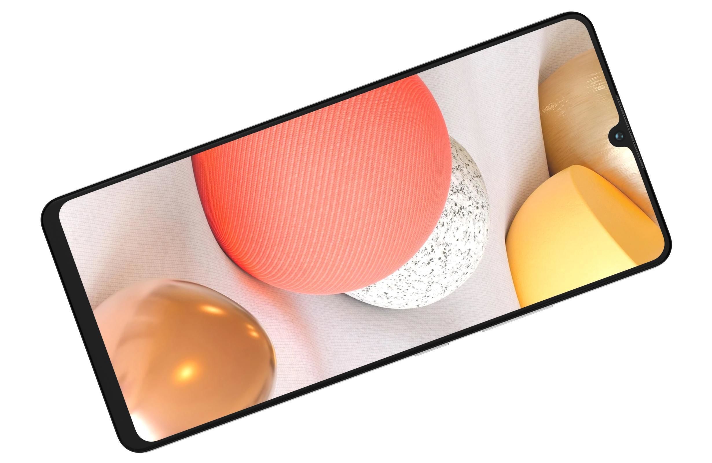 Samsung Galaxy A42 5G Prism Dot White 3D model_10